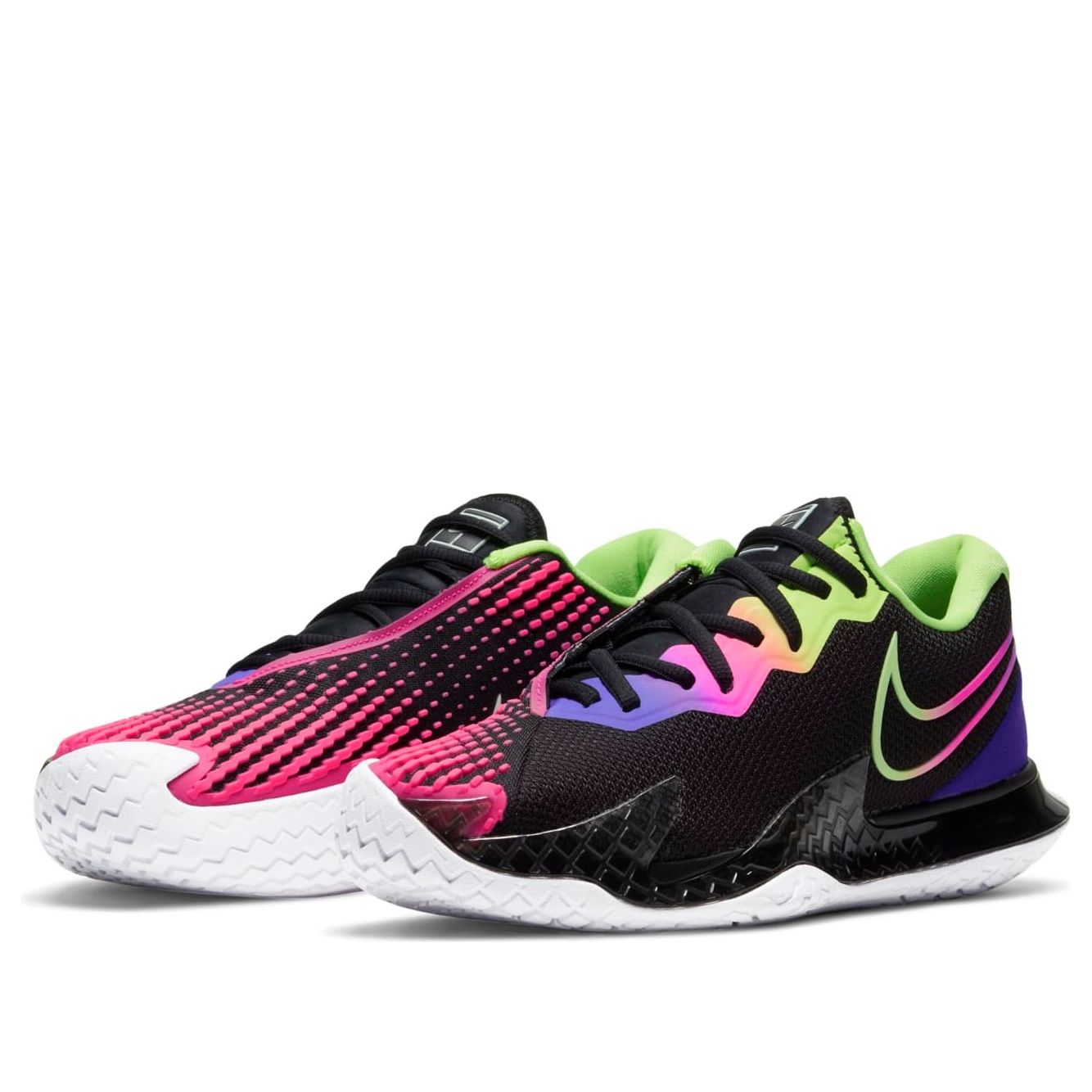 (WMNS) Nike Court Air Zoom Vapor Cage 4 'Black Multi' CD0431-002