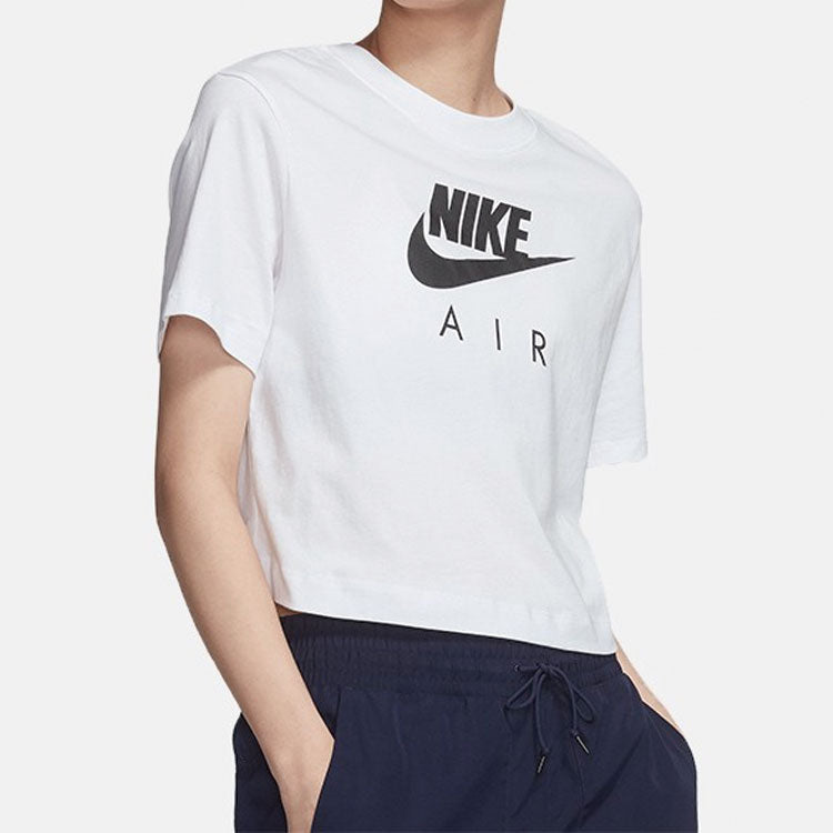 (WMNS) Nike Casual Loose Round Neck Short Sleeve White BV4778-100