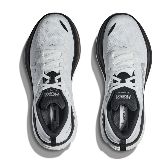 HOKA ONE ONE Bondi 8 2E Wide 'White Black' 1127953-WBLC