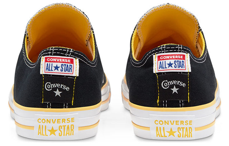 Converse Chuck Taylor All Star OX Canvas Shoes Black/Yellow 167175C