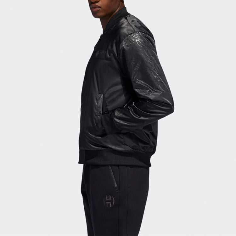 adidas Hrdn Vision Jkt Basketball Athleisure Casual Sports Jacket Black DX6853