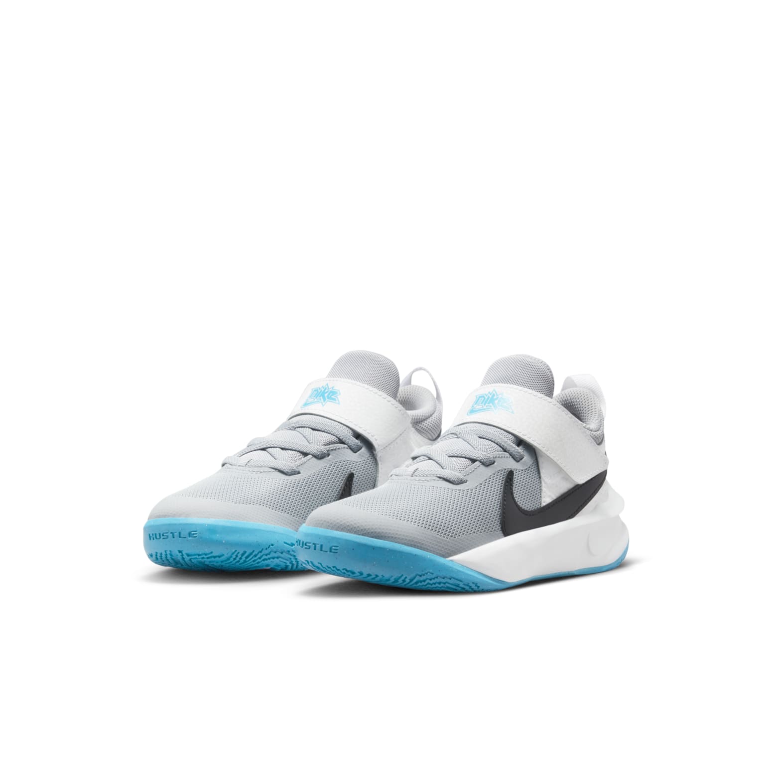(PS) Nike Team Hustle D 10 'Grey Blue Lightning' CW6736-104