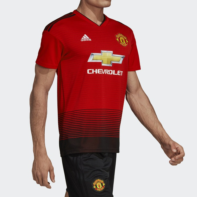 adidas Manchester United 18/19 Fan Edition Home Jersey 'Red Black' CG0040
