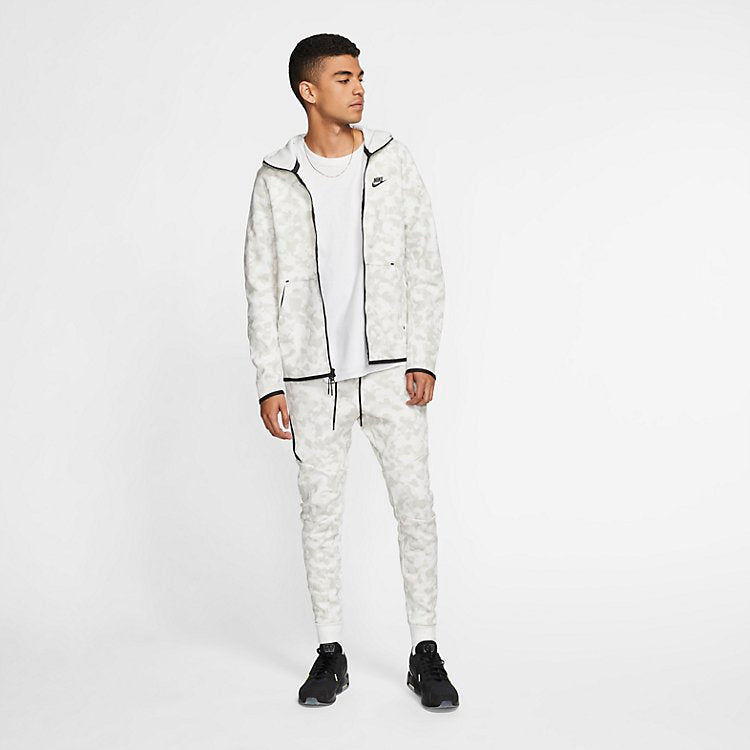 Nike Tech Camo Zip Hoodie 'Summit White' CJ5975-121