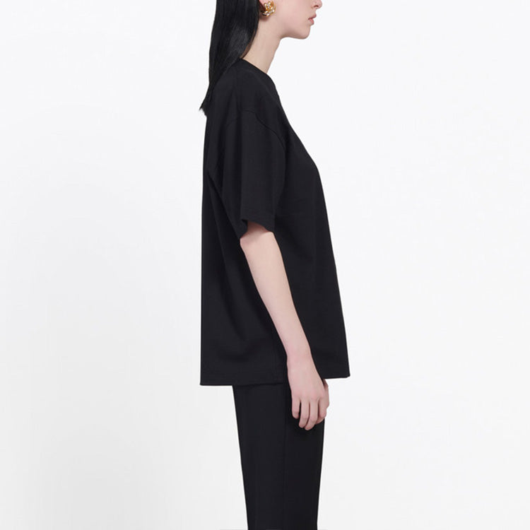 Balenciaga Paris Version Short Sleeve Black 594599TGV481000
