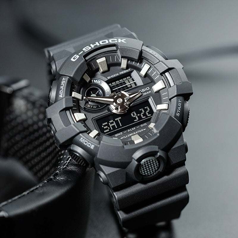 CASIO G-Shock Analog-Digital 'Black' GA-700-1B