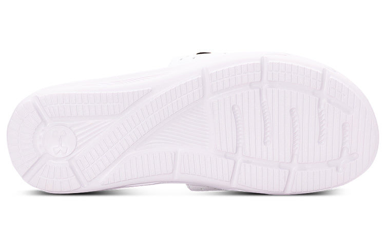 Under Armour Ignite 6 Graphic Strap Slide 'White' 3024451-101