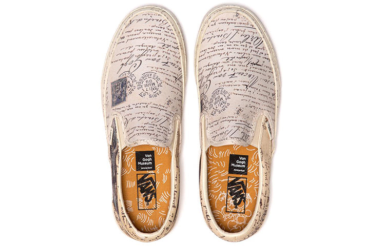 (WMNS) Vans Slip-On 'Van Gogh Letters' VA38F7U7T