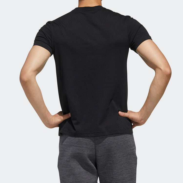 adidas Peking Op Mask Training Round Neck Short Sleeve Black GH7768