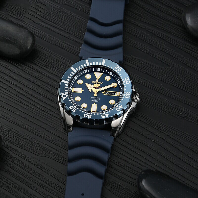 SEIKO Automatic Water Resistant Men's BlueDial Plate SRP605J2