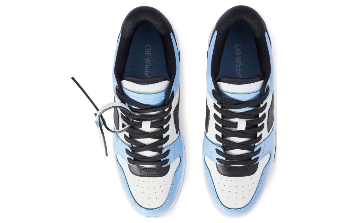 Off-White Out Of Office Low-Top Leather Sneaker 'Blue Black White' OMIA189F23LEA0084010