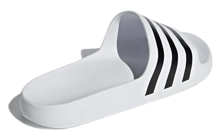 adidas Adilette Aqua 'White Black' EX0197