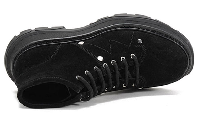 (WMNS) Alexander McQueen Tread Slick Boot 'Black' 595469WHZ281081