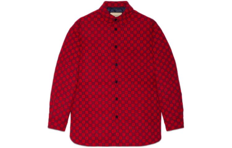 Gucci GG Wool Flannel Padded Overshirt 'Camel Ebony' 762183-ZAPDW-2378
