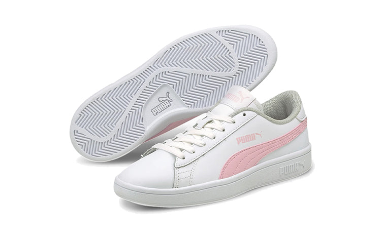 PUMA Smash V2 Jr Pink/White 365170-28