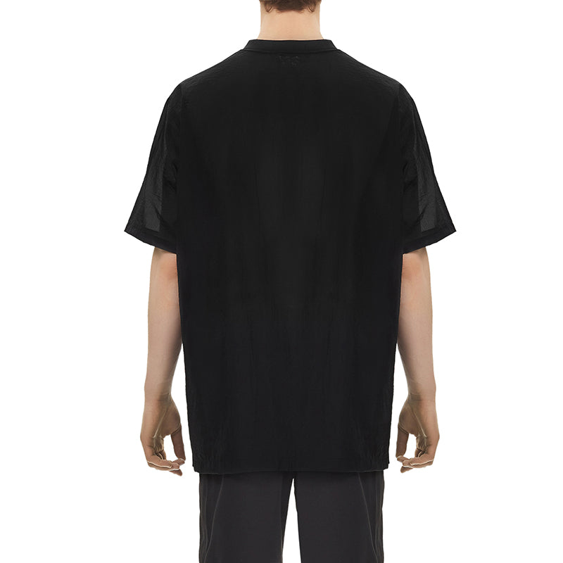 Men's Y-3 Round Neck Pullover Short Sleeve Sports Black T-Shirt FN5726
