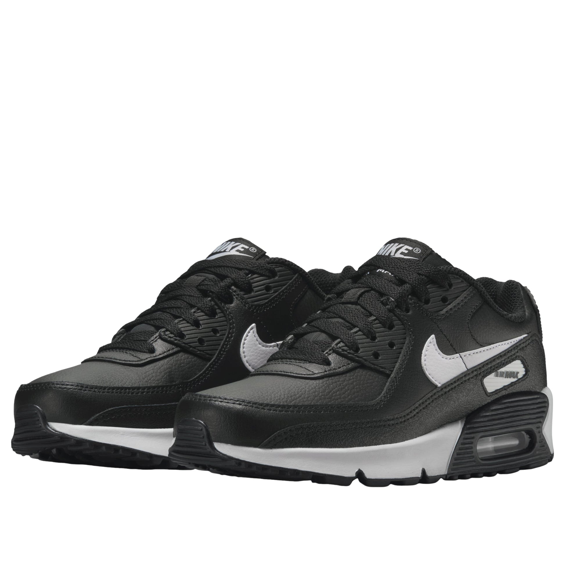 (GS) Nike Air Max 90 LTR 'Black White' CD6864-029