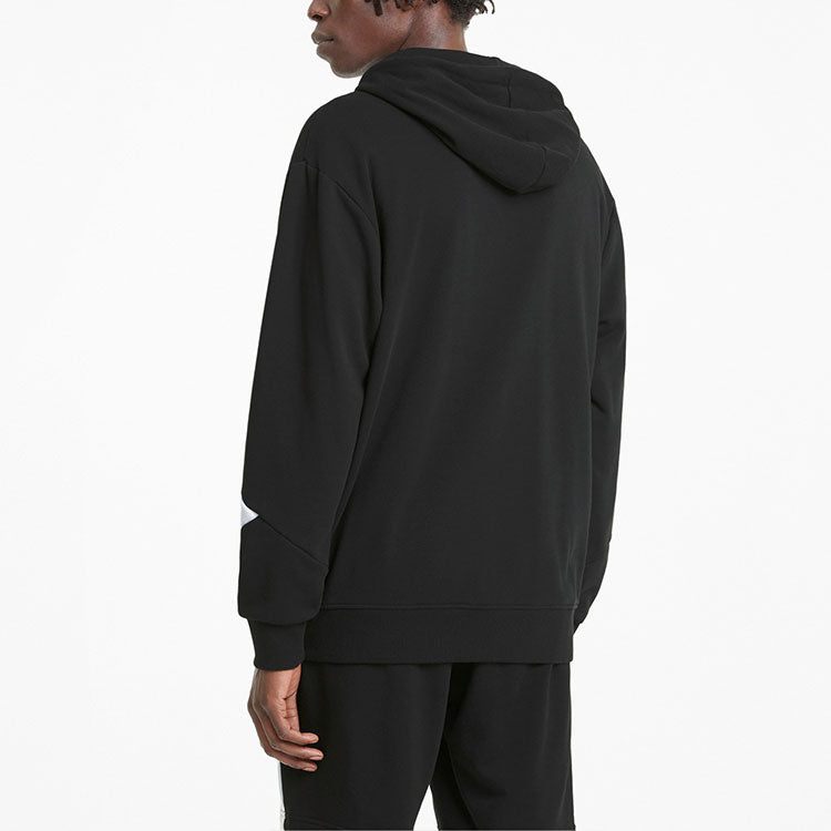 PUMA Rebel Full-Zip Hoodie 'Black White' 588859-01