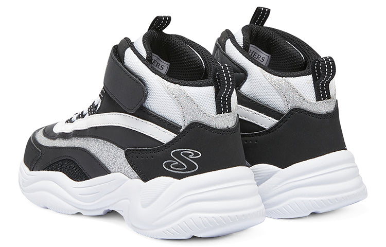 (GS) Skechers Lite Styles Casual Shoes 'Black White' 302584L-BKW