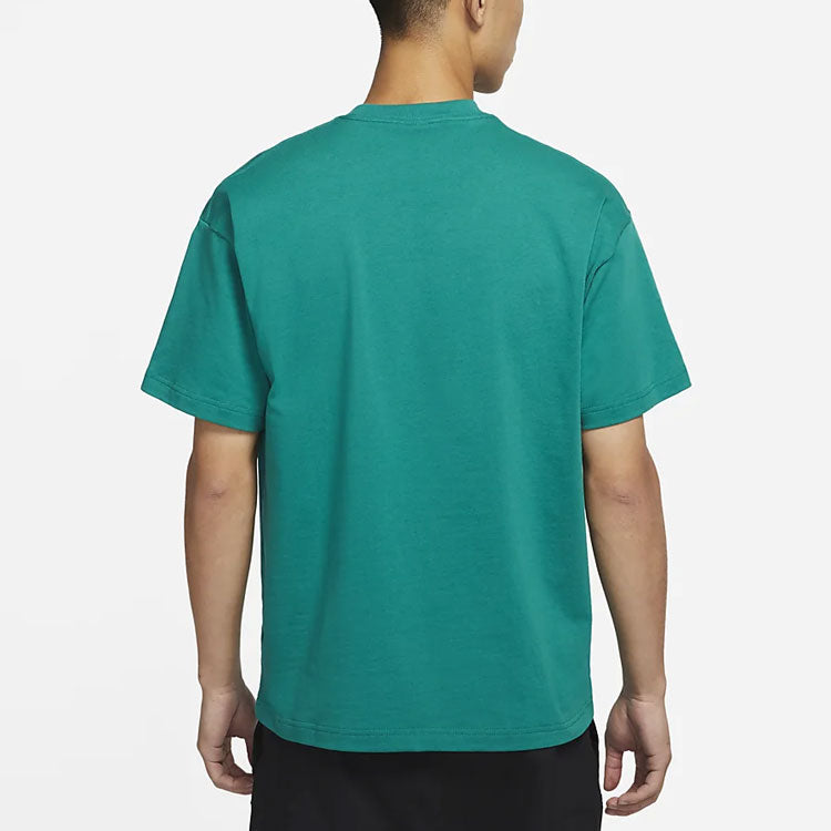 Nike Lab Solo Swoosh Basic Sports Short Sleeve Green DA0321-340
