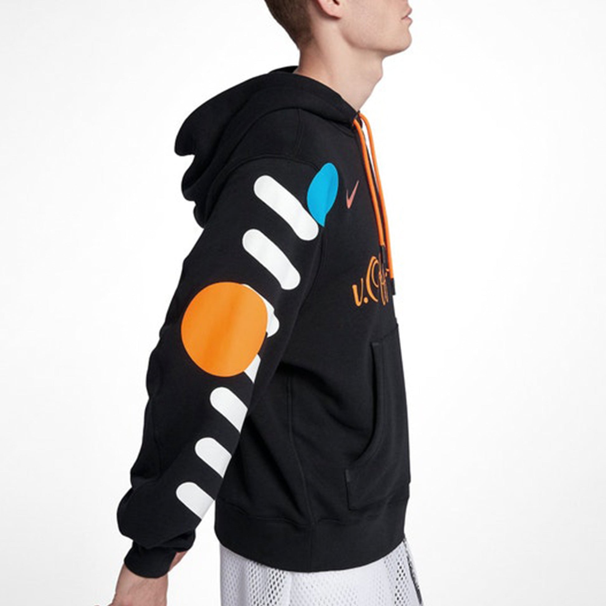 Nike x Off-White Hoodie 'Black Total Orange' AA3257-010