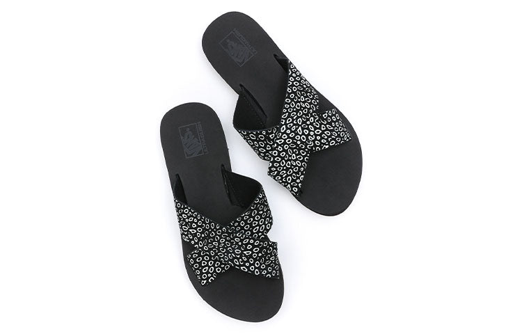 Vans Cross Strap Slide-On 'Black White' VN0A4U1Z4WM