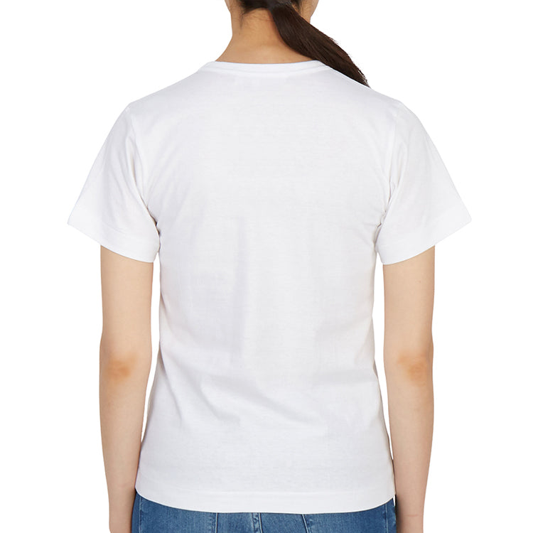 (WMNS) COMME des GARCONS FW25 PLAY Colored Heart T-Shirt 'White' AZ-T105-051-2