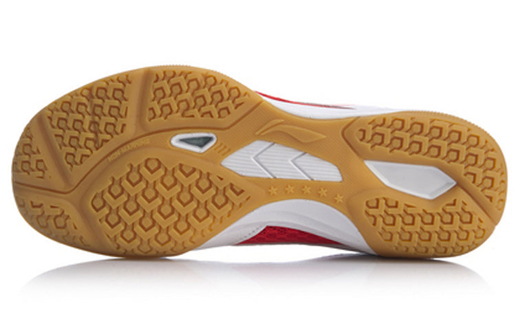 (WMNS) Li-Ning Ma Long Signature Table Tennis Shoes 'White Red' APTP002-1