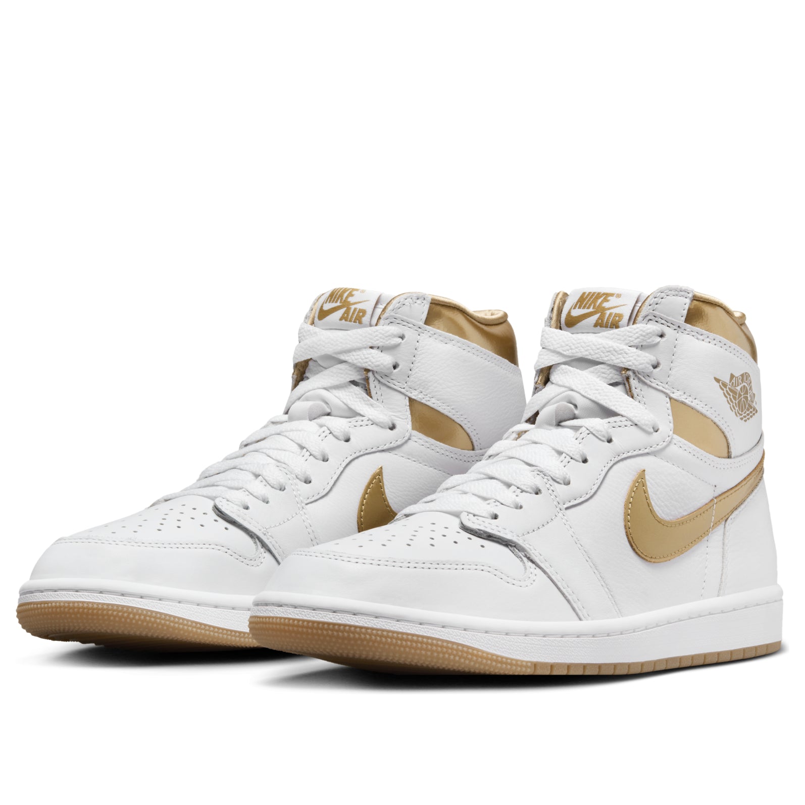 (WMNS) Air Jordan 1 OG 'White Metallic Gold' FD2596-107