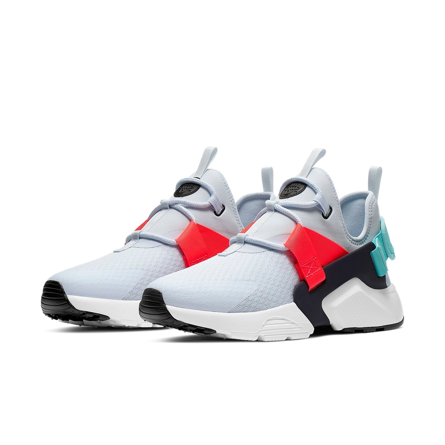 (WMNS) Nike Air Huarache City Low 'Gray Light Green Dark Red' AH6804-015
