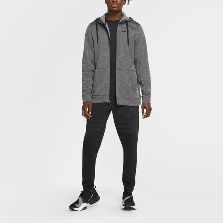 Nike Training Sports Fleece Lined Bundle Feet Long Pants Black CZ7756-010