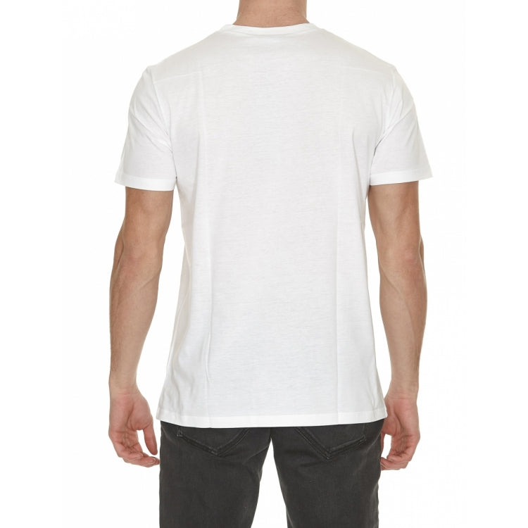 DIOR Homme Rose Printing Short Sleeve Unisex White 733J603I0212