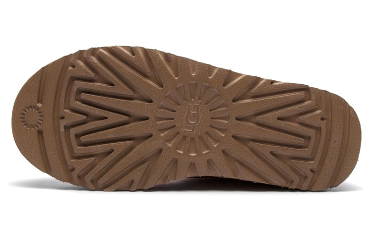 (WMNS) UGG CLASSIC MINI Snow boots 'Brown Yellow' 1016222-FAWN