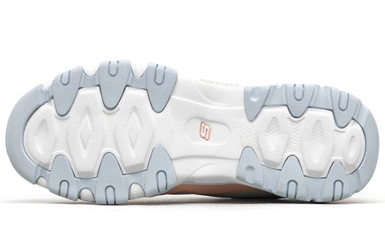 (WMNS) Skechers D'lites 2.0 'White Blue Pink' 66666312-WLB