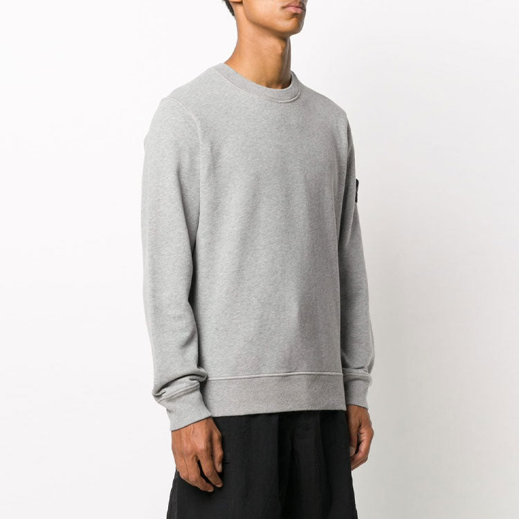 Men's STONE ISLAND Sleeve Round Neck Pink Gray 731563020-V0M64