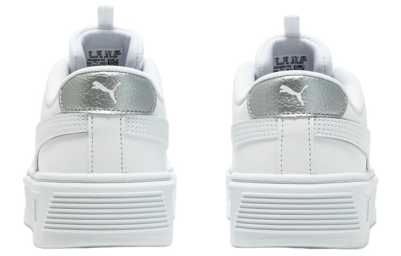 (WMNS) PUMA SmashPlatform V3 Pop Up Metallics 'White' 392504-02