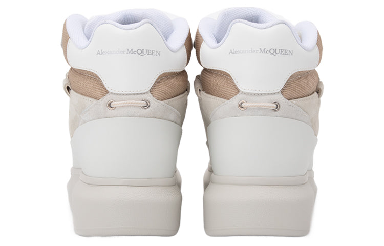Alexander McQueen Larry High-Top Sneakers 'Beige White' 682498WIB9D9495