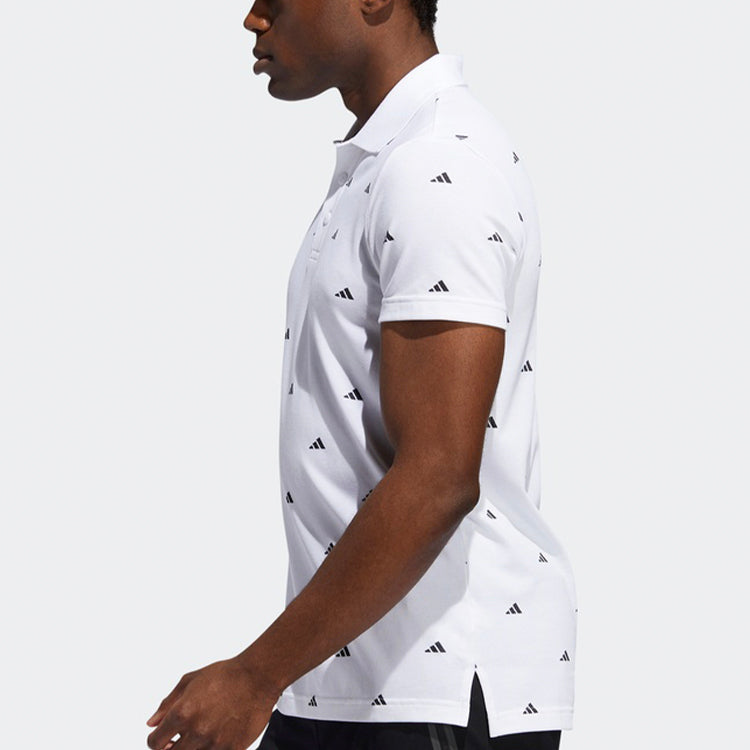 adidas Must Haves Allover Print Polo White FT2800