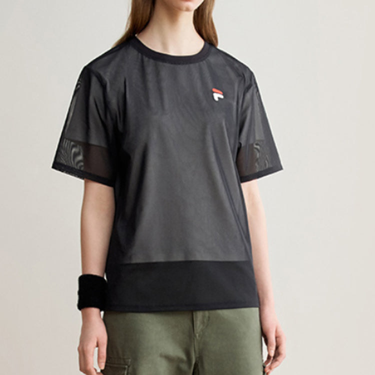 (WMNS) FILA Sports Short Sleeve Blue F11W028110F-NV