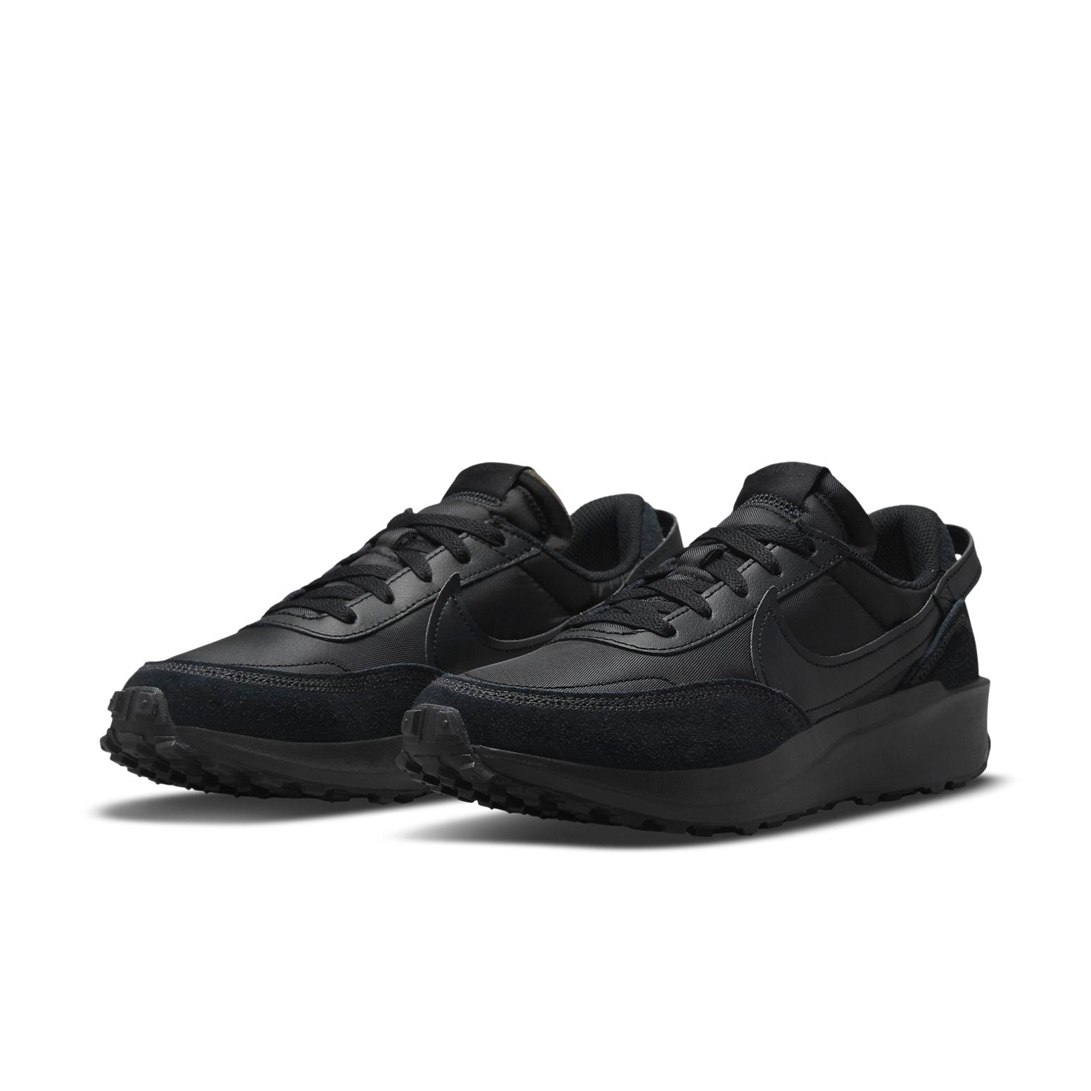 (WMNS) Nike Waffle Debut 'Triple Black' DH9523-001