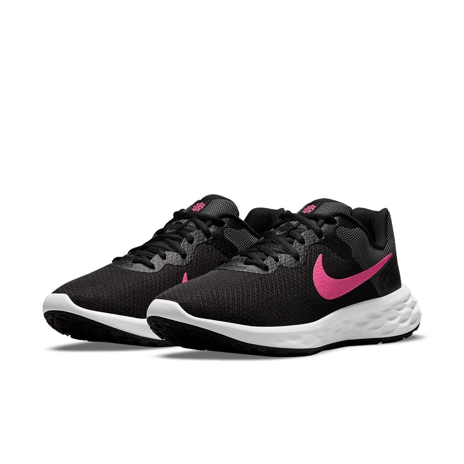 (WMNS) Nike Revolution 6 Next Nature 'Black Hyper Pink' DC3729-002