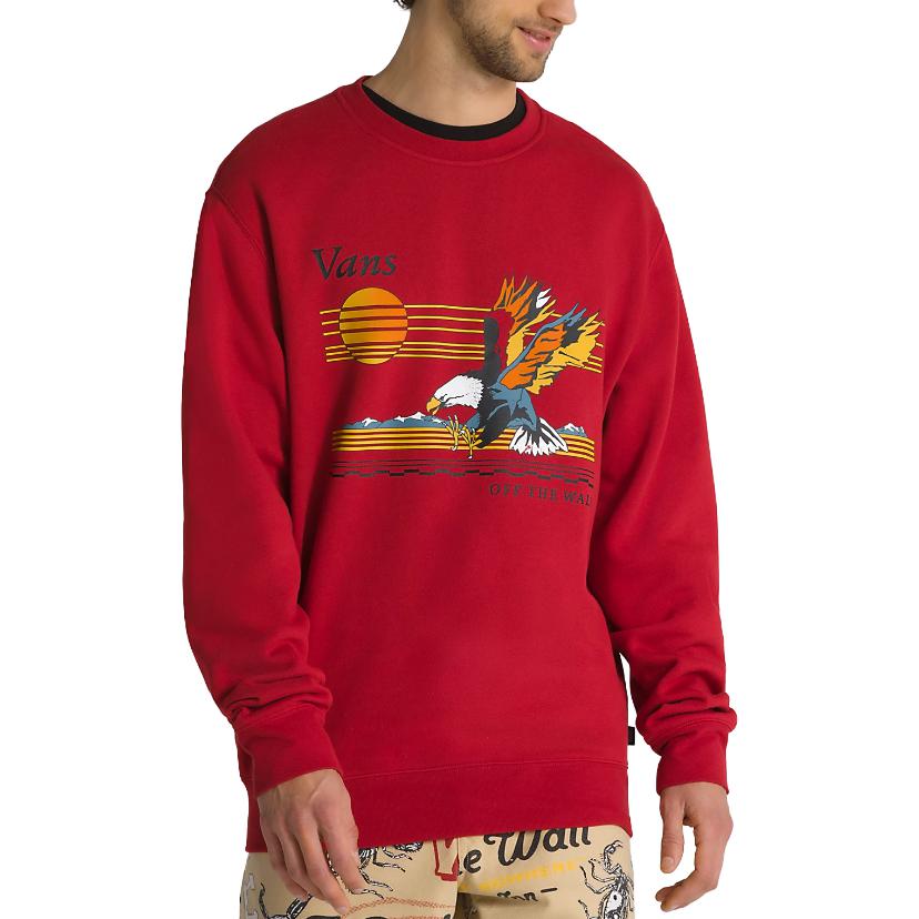 Vans Sunset Crew Sweatshirt 'Chili Pepper' VN0008H614A
