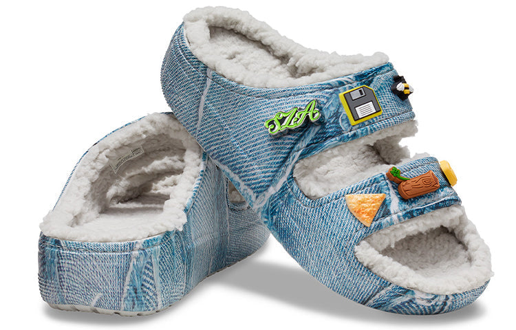 Crocs x SZA Classic Cozzzy Sandal 'Denim' 208327-90H