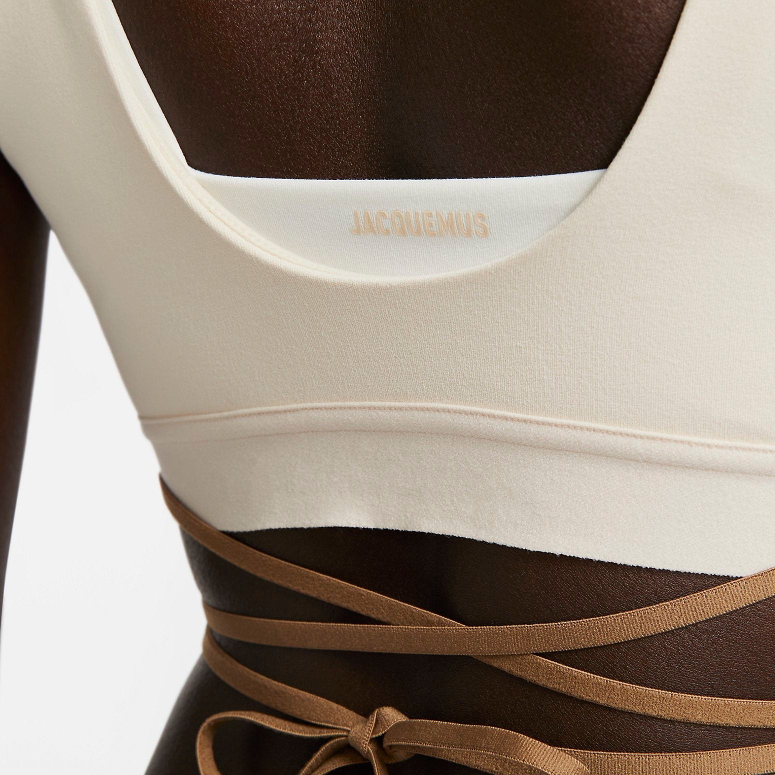 (WMNS) Nike x Jacquemus La Brassiere Bra 'Off White' DN3227-219