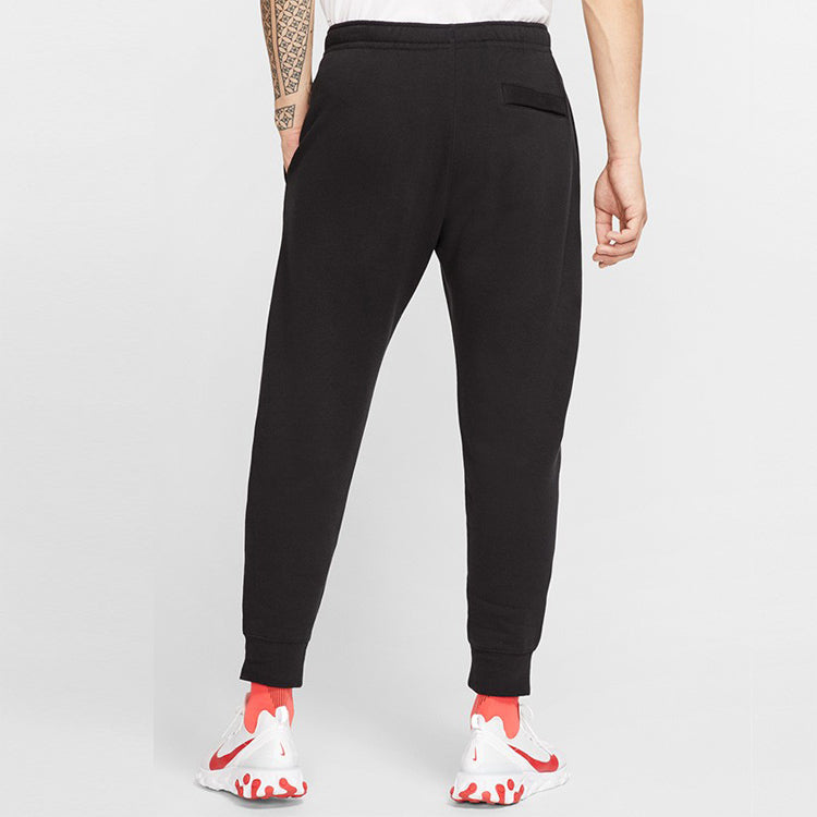 Nike Sports Fleece Lined Knit Bundle Feet Casual Long Pants Black BV5100-010