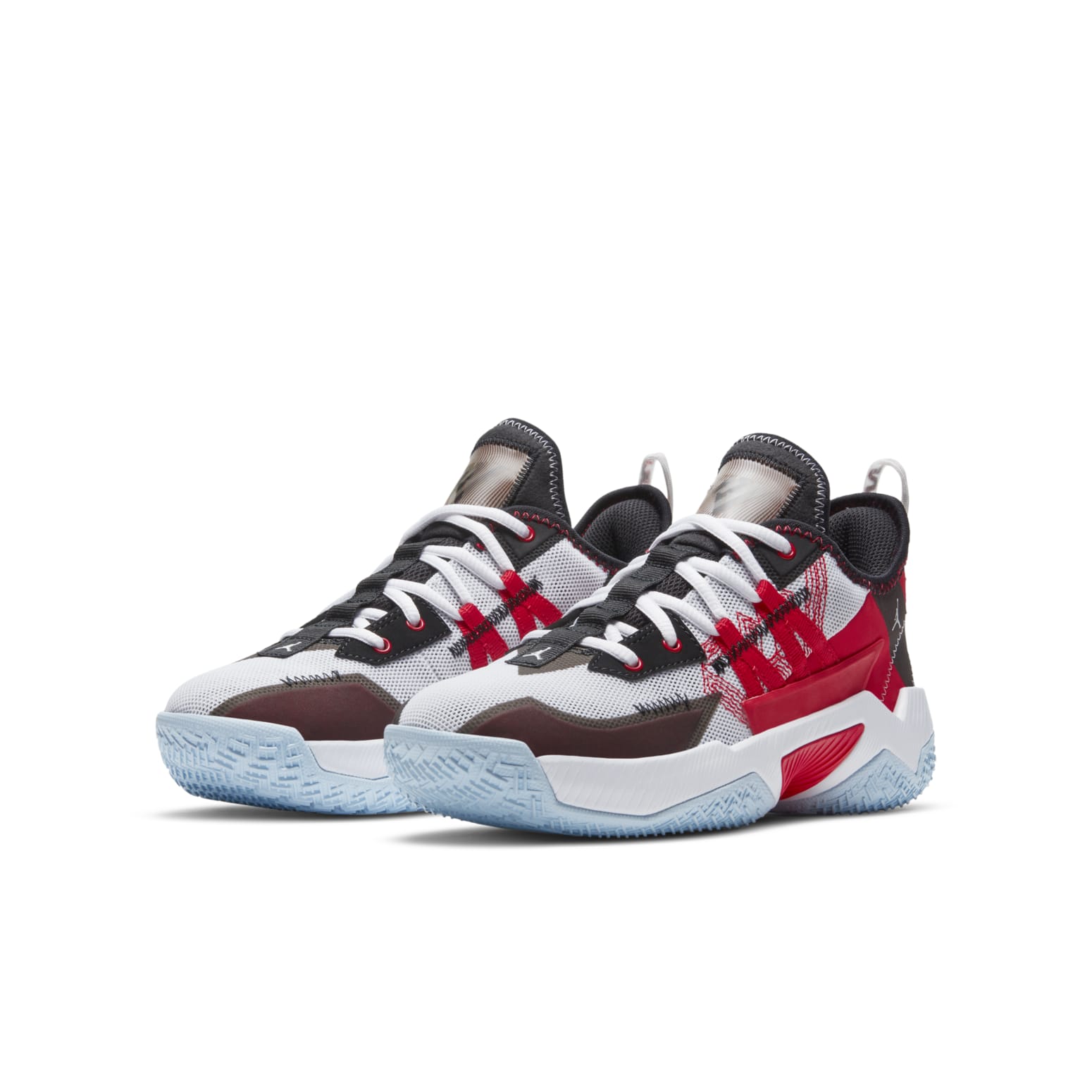 (GS) Air Jordan Westbrook One Take 2 'White University Red' CZ0840-106
