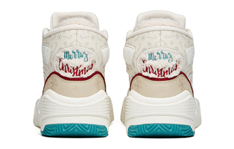 (WMNS) ANTA Life Series Sneakers High 'Flame Grey White Red' 122148088-8