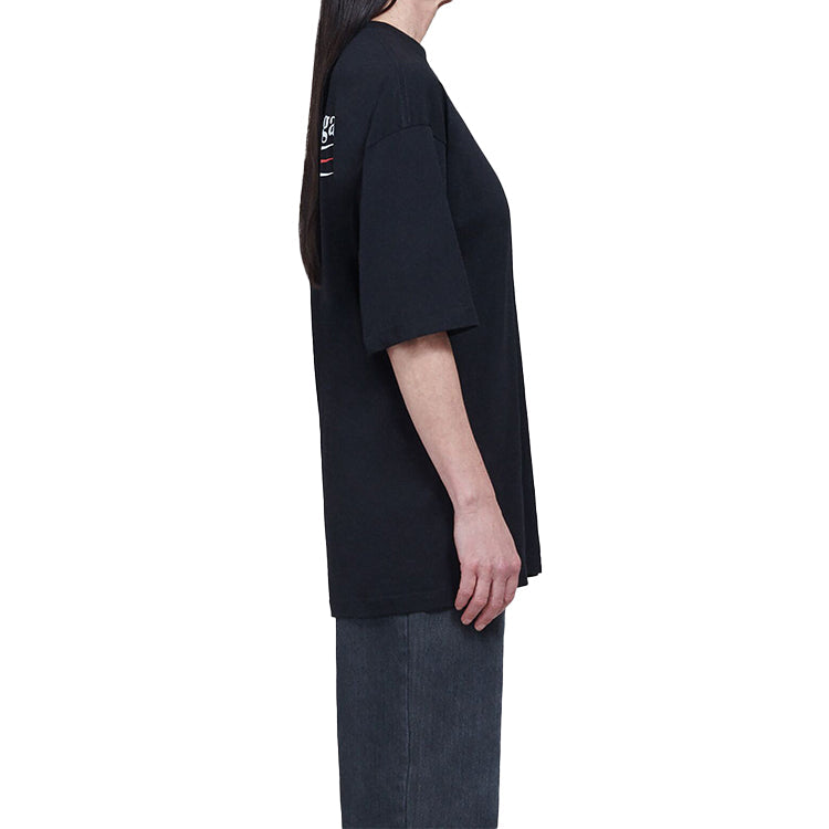 Balenciaga Political Campaign Short Sleeve Black 570791TAV441000