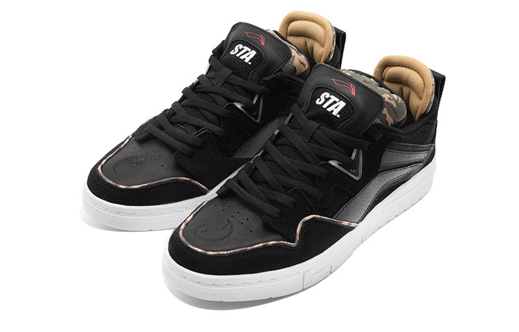 (WMNS) Li-Ning Weiwu Pro STA Skate Shoes 'Black Camo' AECR082-1