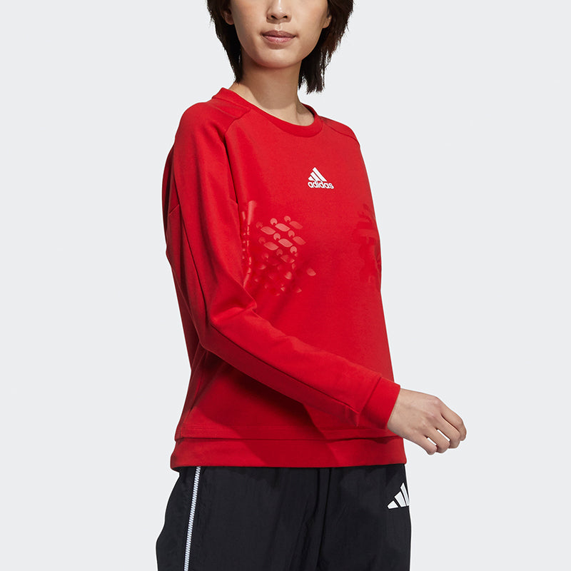 (WMNS) adidas CNY Sweaters 'Red' GP0708